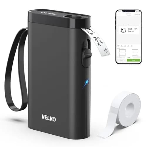 Nelko P21 Bluetooth Label Maker | 203 DPI High-Resolution Portable Printer thumbnail 1