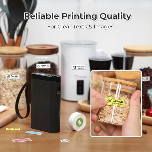 Nelko P21 Bluetooth Label Maker | 203 DPI High-Resolution Portable Printer thumbnail 7