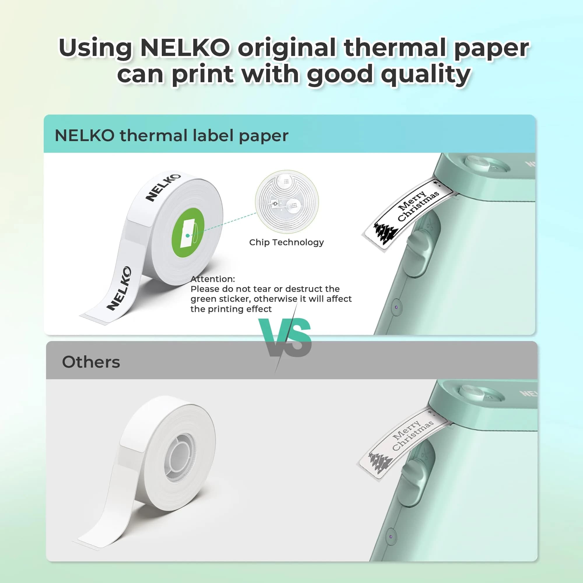 Nelko P21 Bluetooth Label Maker - Vibrant Green | Pocket-Sized Wireless Mini Label Printer for Home and Office Organization - view 8