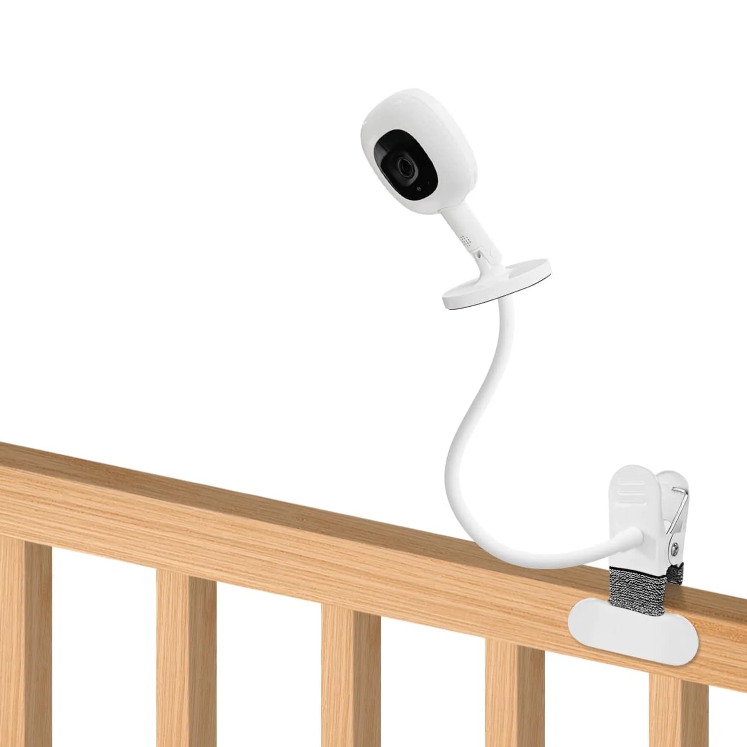AISVAN 15.7" Baby Monitor Mount for Nanit Pro & Flex Stand, Flexible Gooseneck Clamp | Tool-Free Crib & Furniture Mount - main product image