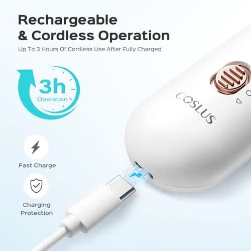 COSLUS C43 Professional Manicure Pedicure Kit with Upgrade Standard Grinder | 5 Speeds, 5000 RPM, Cordless thumbnail 5