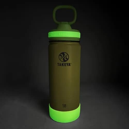 Takeya Actives Kids Water Bottle 18 oz Stainless Steel | Double Wall Insulation BPA-Free Leakproof Straw Lid thumbnail 2
