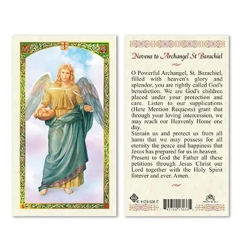 Holy Lines Seven Archangels Laminated Catholic Prayer Cards | Catholic Holy Cards for Guidance & Protection thumbnail 6