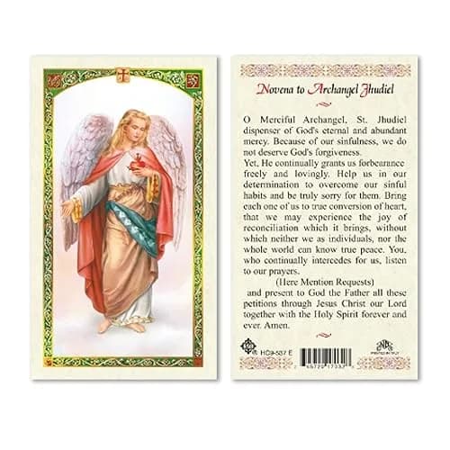 Holy Lines Seven Archangels Laminated Catholic Prayer Cards | Catholic Holy Cards for Guidance & Protection thumbnail 7