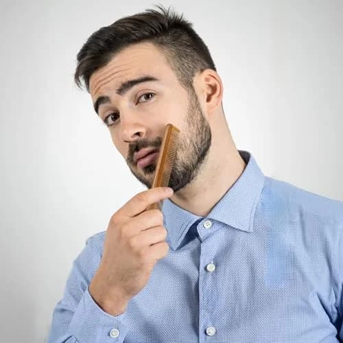 Onedor Wooden Comb Personalized Sandalwood Comb for Men | Anti-Static, Handcrafted, Compact with Leather Case thumbnail 8