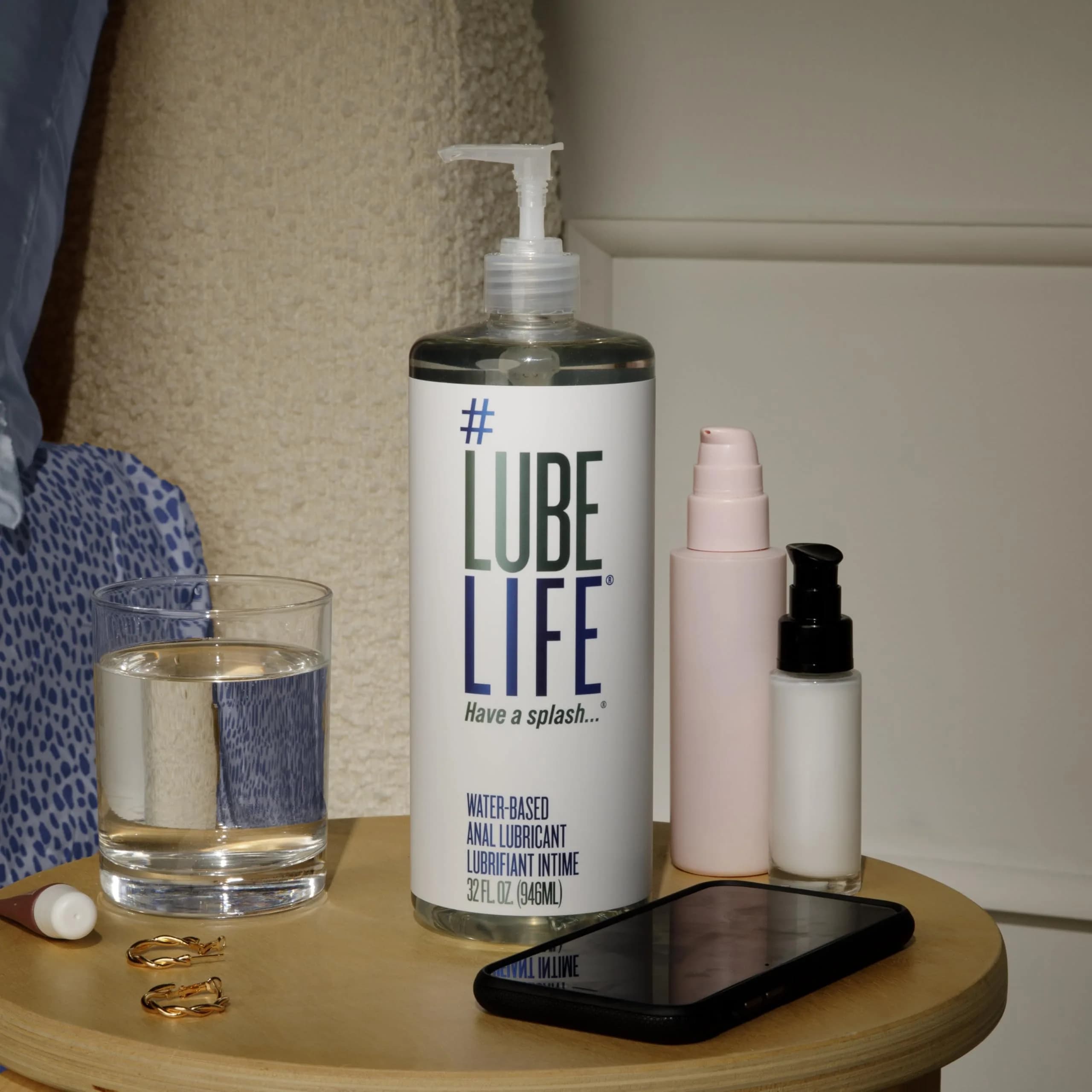 LubeLife Water-Based Anal Lube Gel 946ml (32 Fl Oz) | Silky Smooth Glide for Intimacy - view 7