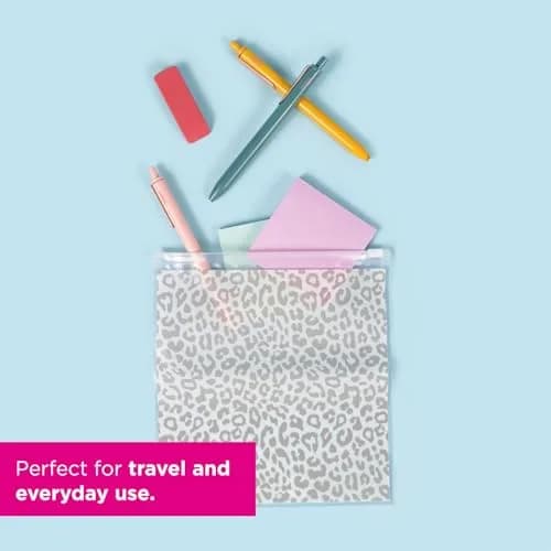 MIAMICA Dots & Stripes Cosmetic Case 12 Pack | Stylish Travel Organizer with Zipper Closure thumbnail 5