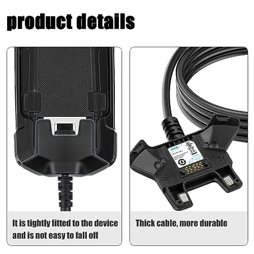 Sicimly USB Charging Cable for Zebra TC77 TC70 Scanner | 1.96m (77.2 inches) Data Transfer thumbnail 4