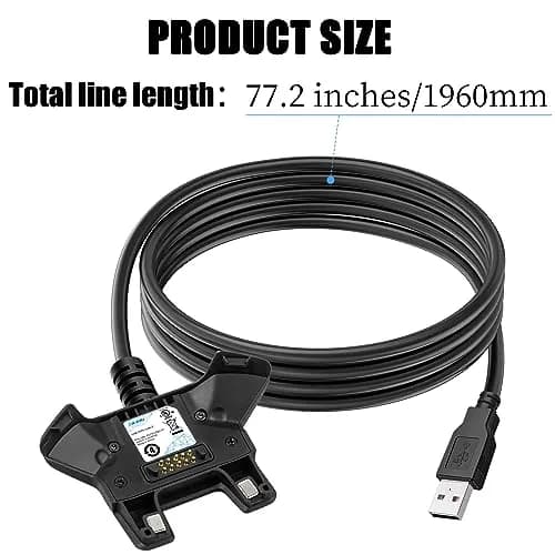 Sicimly USB Charging Cable for Zebra TC77 TC70 Scanner | 1.96m (77.2 inches) Data Transfer thumbnail 6