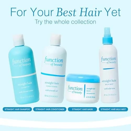 Function of Beauty Straight Hair Shampoo & Conditioner Set - Anti-Frizz 11oz | Hydrates & Smooths thumbnail 6