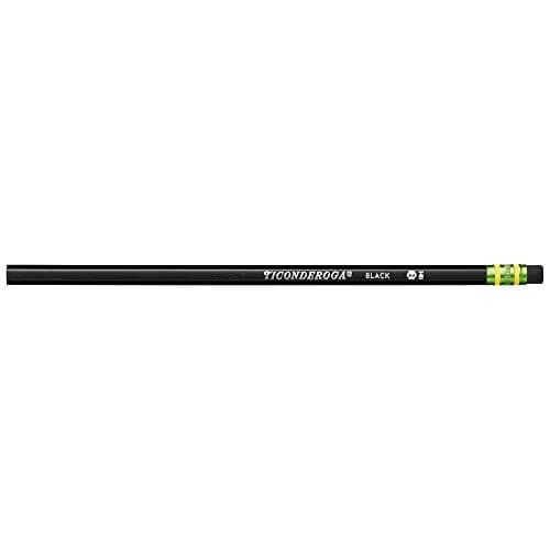 Ticonderoga Pencils, 2 HB Soft, Black, 24 Count | Smooth Graphite for Students & Office thumbnail 2