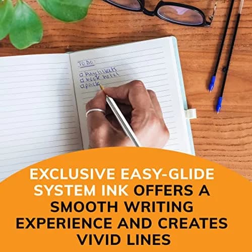 BIC Cristal Xtra Smooth Stic Ballpoint Pens, Medium Point 1.0mm, Blue Ink | 20-Count Pack | Smooth Writing thumbnail 4