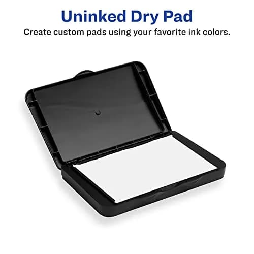 Avery Carter's Felt Stamp Pad 2.75" x 4.27" Uninked | Craft & Office Use, Refillable thumbnail 2