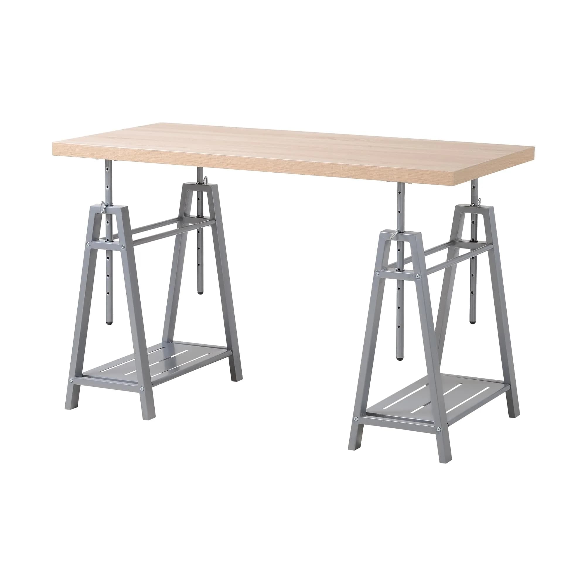 American Furniture Classics Kyndall Laine Select Model KYLN22 Variable Height Desk with Metal Base | Modern Adjustable Office Desk