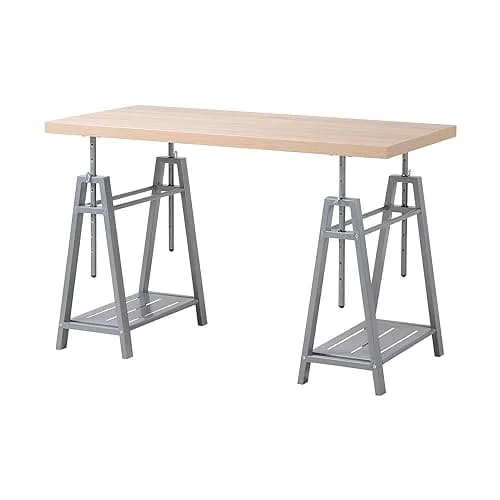 American Furniture Classics Kyndall Laine Select Model KYLN22 Variable Height Desk with Metal Base | Modern Adjustable Office Desk thumbnail 1