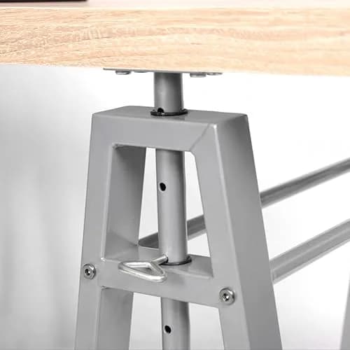American Furniture Classics Kyndall Laine Select Model KYLN22 Variable Height Desk with Metal Base | Modern Adjustable Office Desk thumbnail 5