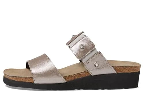 NAOT Ashley Sandal Leather - 8-8.5 M US | Silver Threads Comfort thumbnail 6