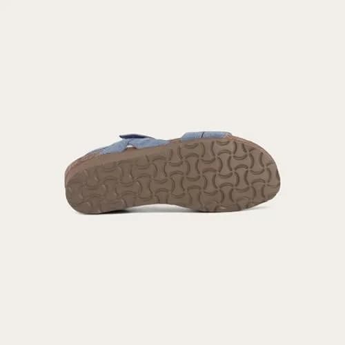 Naot Kayla Women's Wedge Sandals – 3-Strap Support with Backstrap, Cork-Latex Footbed, Arch Support, Denim, 6-6.5 N-M US thumbnail 6