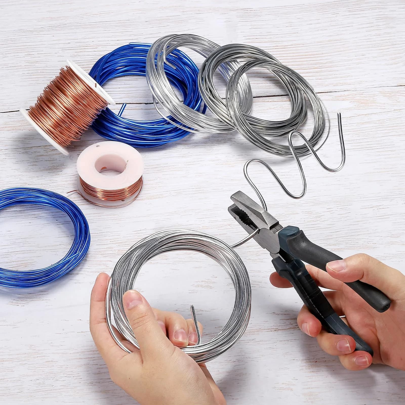 PATIKIL 99.99% High Purity Zinc Wire 2mm (16.4ft/5m) | Soft, Bendable Craft Wire for Shaping & DIY - view 5