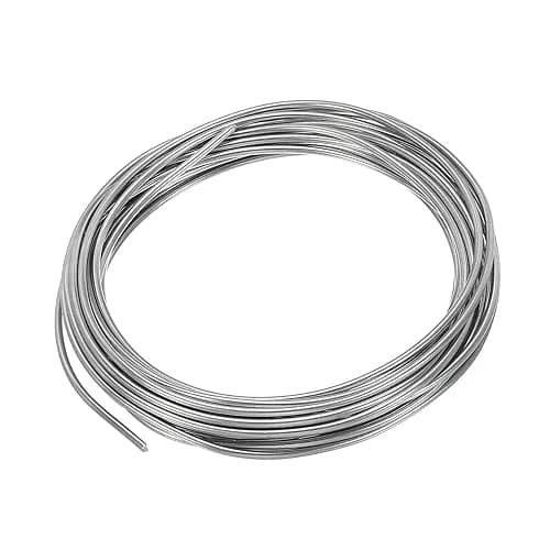 PATIKIL 99.99% High Purity Zinc Wire 2mm (16.4ft/5m) | Soft, Bendable Craft Wire for Shaping & DIY thumbnail 3