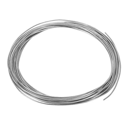 PATIKIL 99.99% High Purity Zinc Wire 1mm (0.039 inch) 5m (16.4ft) Roll | Soft Crafting Wire for Bonsai & DIY thumbnail 1