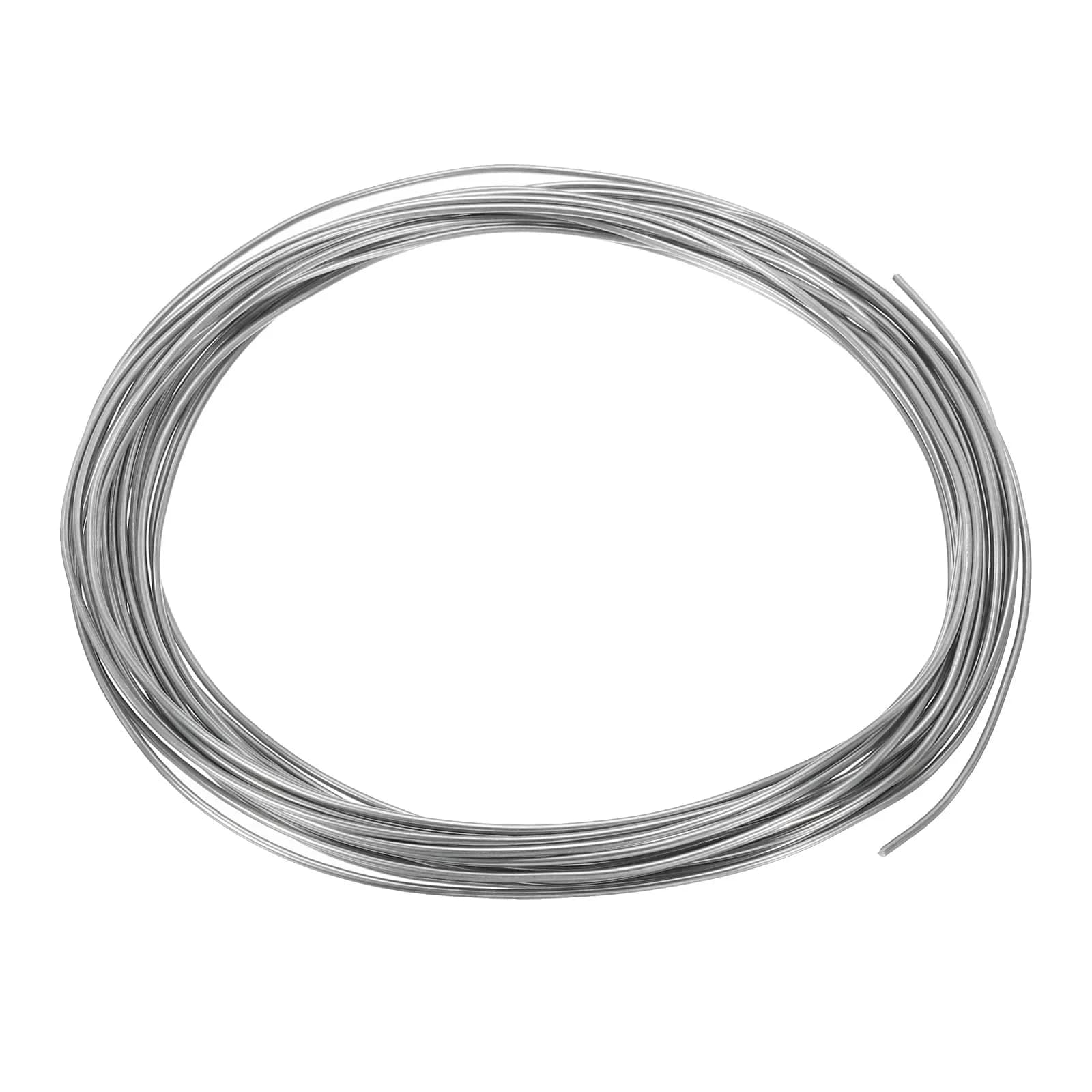 PATIKIL 99.99% High Purity Zinc Wire 1mm (0.039 inch) 5m (16.4ft) Roll | Soft Crafting Wire for Bonsai & DIY