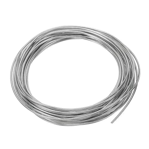 PATIKIL 99.99% High Purity Zinc Wire 1.2mm (16.4 Ft / 5 m) | Soft Beading Lab Scientific Experiment Tool thumbnail 1