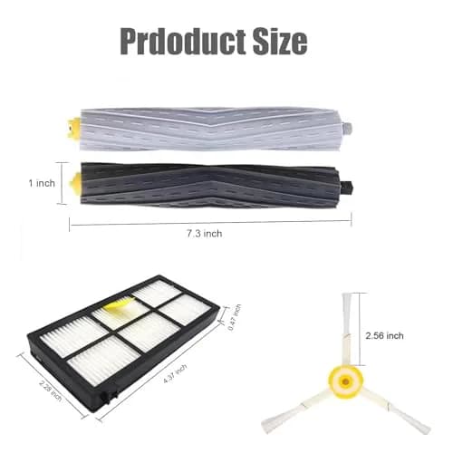 Detetap Replacement Parts Kit for iRobot Roomba 800 900 Series | Easy Fit & Durable (70-120 chars) thumbnail 3