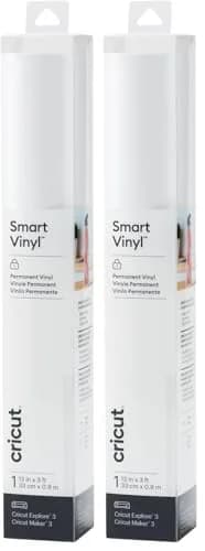 Cricut Smart Permanent Vinyl (13in x 3ft, White) | All-Weather & Fade-Proof DIY Vinyl thumbnail 1