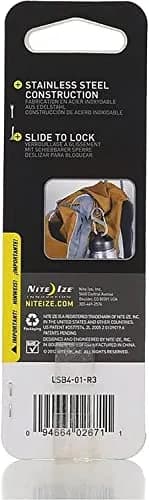 Nite Ize S-Biner Slide Lock Carabiner, Black, #4-75lb (Pack of 2) | Secure Dual Gate Locking thumbnail 7