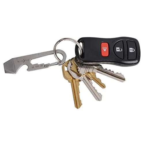 Nite Ize KMT-11-R3 Carabiner Multi-Tool | Stainless Steel, 2 Pack, Silver thumbnail 6