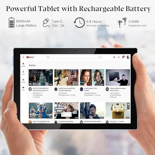 IWEGGO Android 15 Tablet 10 Inch 18GB RAM 128GB ROM | 2TB Expandable, 5G WiFi6, HD Touch Screen thumbnail 4