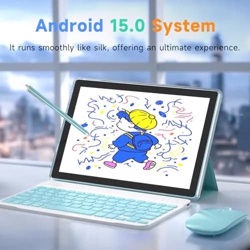 IWEGGO Android 15 Tablet 10 Inch 18GB RAM 128GB ROM | 2TB Expandable, 5G WiFi6, HD Touch Screen thumbnail 2