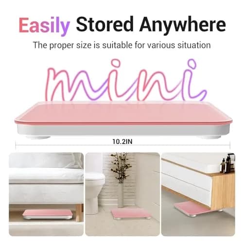 Ovutek Pink Digital Body Weight Scale 181 kg (400 lb) | FDA Approved, Accurate to 0.1 lb thumbnail 3