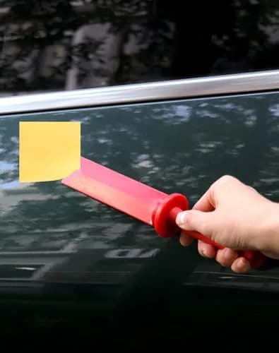 QWORK Plastic Chisel Scraper Set 3/4" 7/8" 1" 1-1/2" | 4-Piece Set for Debris, Adhesives, Film, Paint Removal thumbnail 8