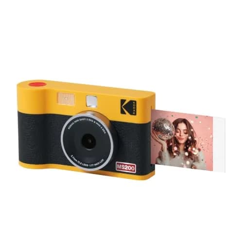 KODAK Mini Shot 2 ERA Instant Camera and Photo Printer Yellow 2-in-1 | 24Bit Color 4PASS Prints thumbnail 1