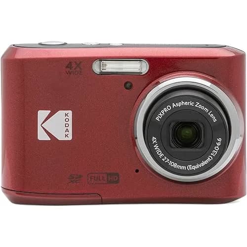 Kodak Pixpro FZ45 Digital Camera Bundle (Red) | 16MP CMOS Sensor, 4x Optical Zoom, Full HD Video thumbnail 2