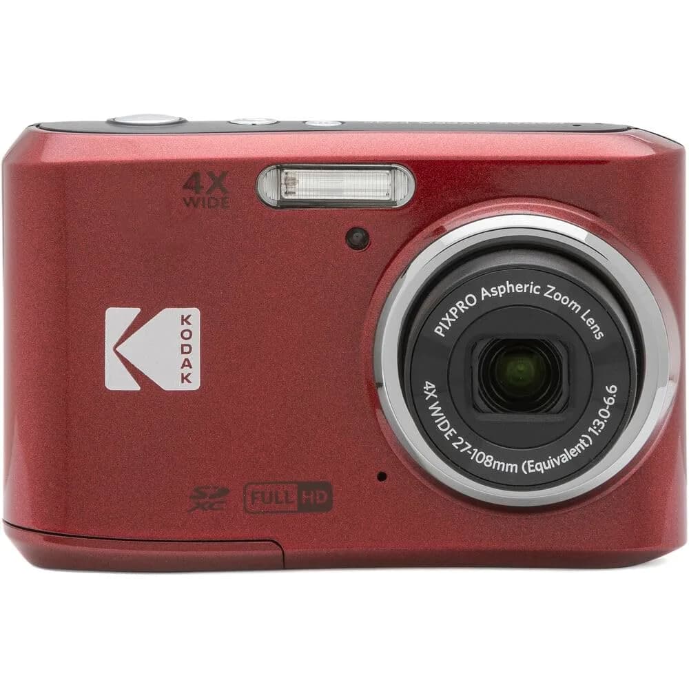 Kodak Pixpro FZ45 Digital Camera Bundle (Red) | 16MP CMOS Sensor, 4x Optical Zoom, Full HD Video - view 2