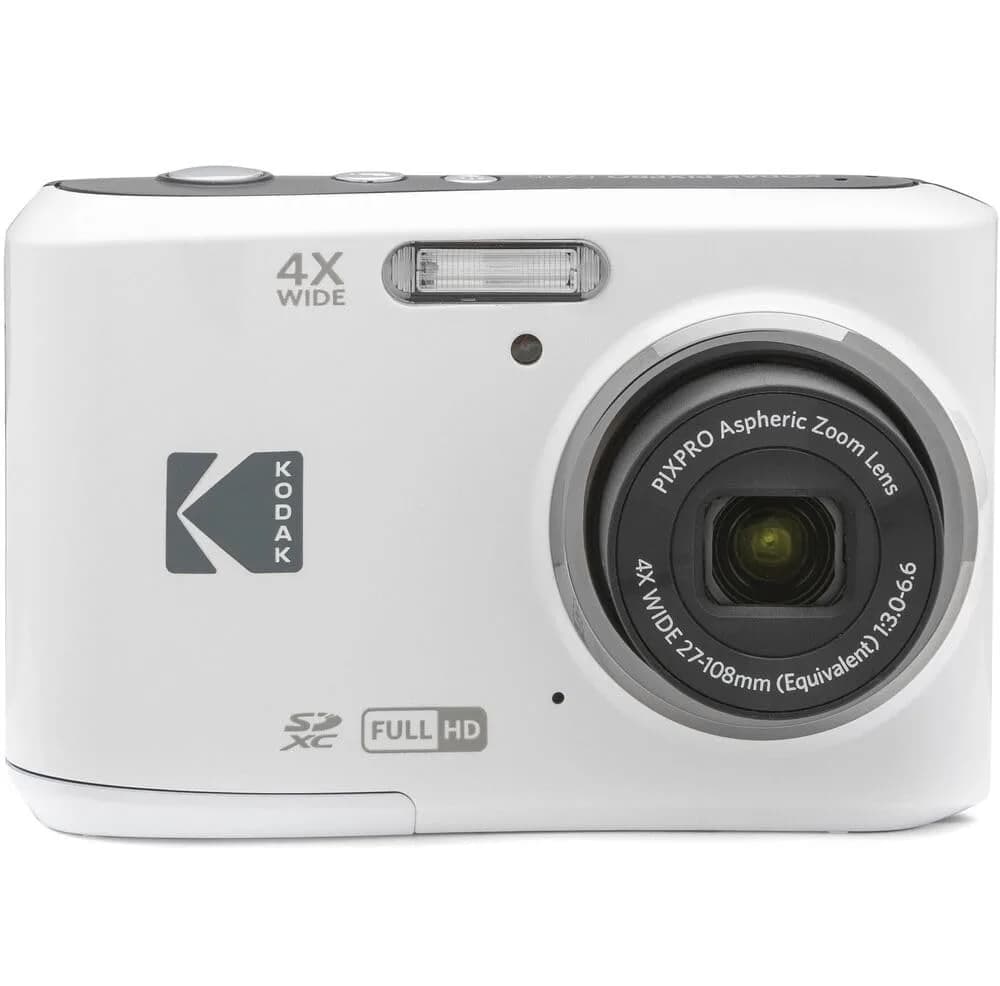 KODAK Pixpro FZ45 Digital Camera Bundle with 32GB Card, Spare Batteries, Case, White | 16 Megapixels, 4x Optical Zoom, Full HD Video - view 2