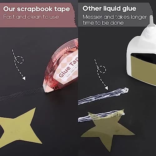 Secopad Scrapbook Tape 8 Pack | Double-Sided Adhesive Runner for Crafts, Photos, and Paper Projects thumbnail 3