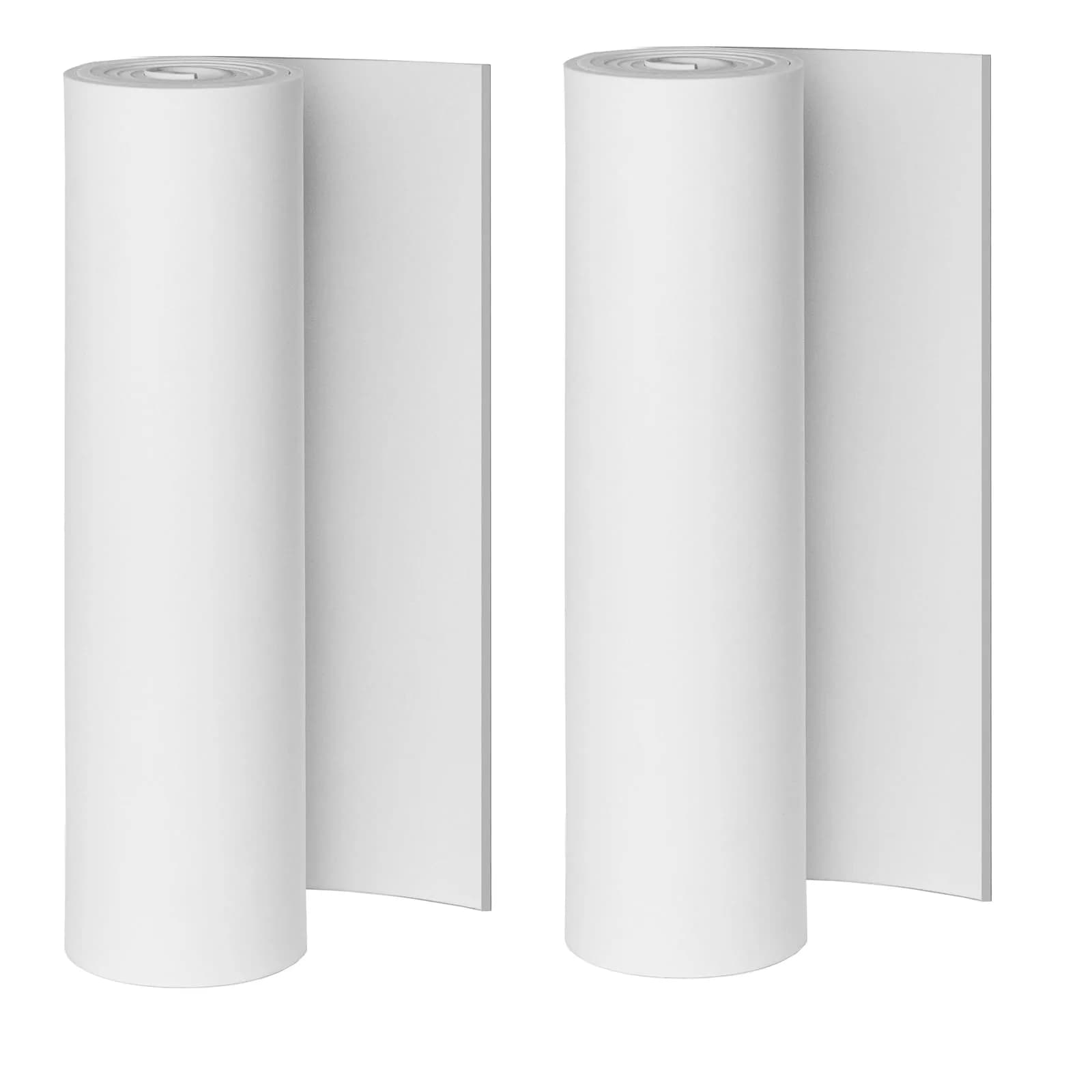 MEARCOOH White EVA Foam Sheets Roll 4mm Thick (13.9" x 59") | High Density 86kg/m3 Cosplay Craft Foam - main product image