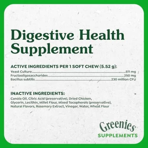 Greenies Digestive Health Soft Dog Chews, Chicken, 80 Count | Supports Gut & Stool Quality thumbnail 6