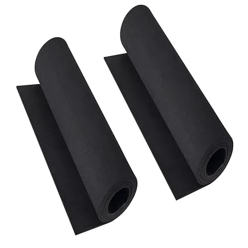 MEARCOOH Black EVA Foam Sheets Roll 2mm Thick (49" x 13.5") | High Density 86kg/m3 Craft Foam for Cosplay & DIY thumbnail 1