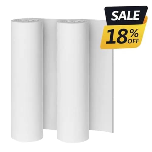 MEARCOOH White EVA Foam Sheets Roll 6mm Thick | 35.3cm x 124.5cm (13.9" x 49") | High Density 86kg/m³ for Cosplay & Crafts thumbnail 2