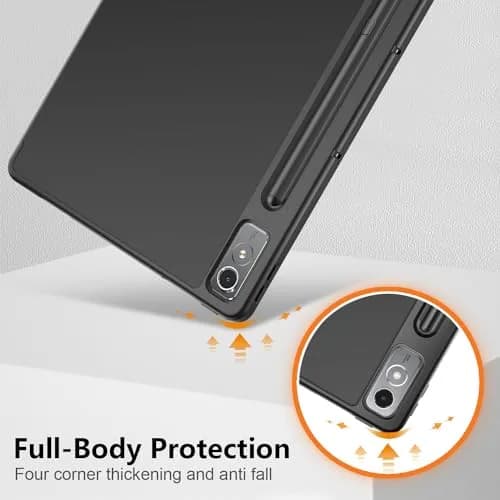 DINGGUAGUA Black Case for Lenovo Tab P12 12.7-inch (321mm) | Slim Smart Folio with Multi-Angle Stand thumbnail 6