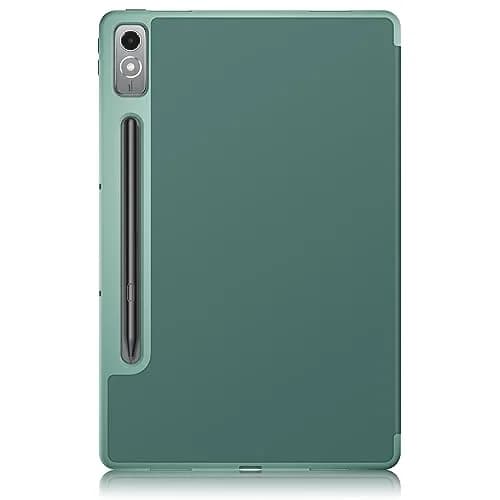 DINGGUAGUA Dark Green Case for Lenovo Tab P12 12.7 Inch (2023/2024) | Multi-Angle Stand Cover with Auto Sleep/Wake thumbnail 7