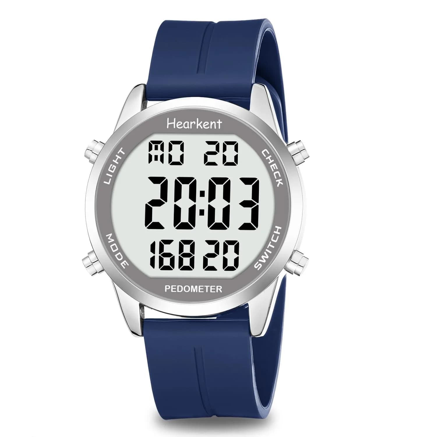 Hearkent Pedometer Watch for Walking for Senior Step Counter Watch | Large Numbers, Waterproof, Simple Control