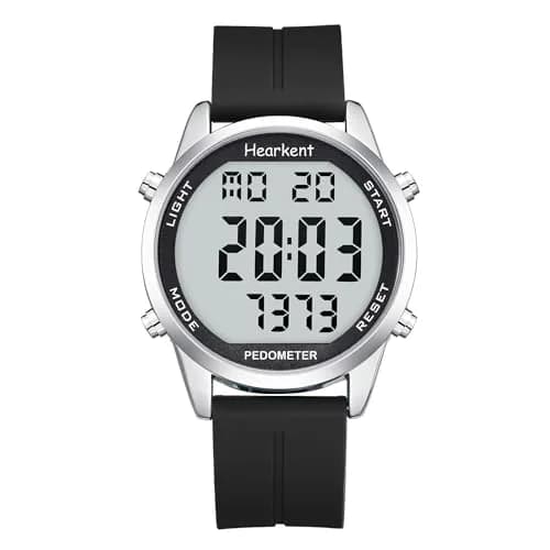 Hearkent Pedometer Watch for Walking for Senior Step Counter Watch | Waterproof, Large Display, Simple Control thumbnail 4