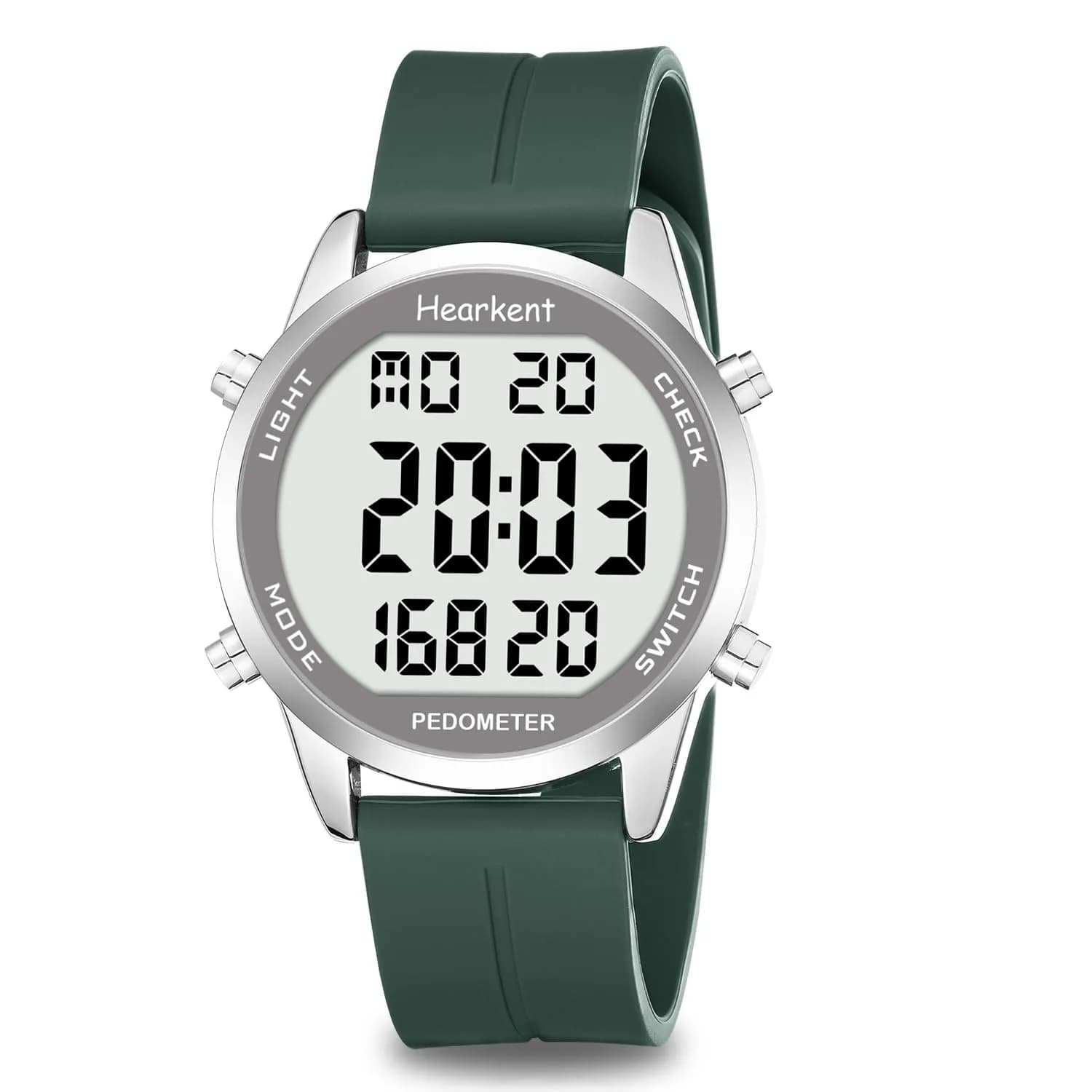 Hearkent Pedometer Watch for Walking for Senior Step Counter Watch | Simple, Waterproof, Large Display - main product image