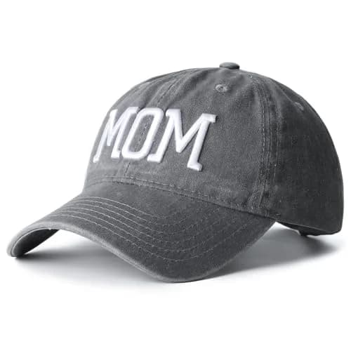 Aeonda Mom Dad Embroidered Baseball Caps Set of 2 Adjustable Cotton Hats | Matching Couple Gifts thumbnail 4